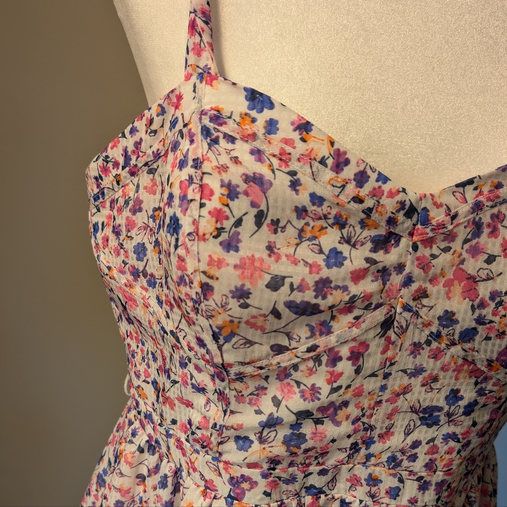 Candie's White Floral Dress Size XL - Picture 2 of 6